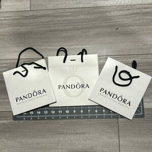 Three small Pandora Bags